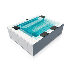 Переливной spa бассейн с водосливом Treesse Zen Active SP1